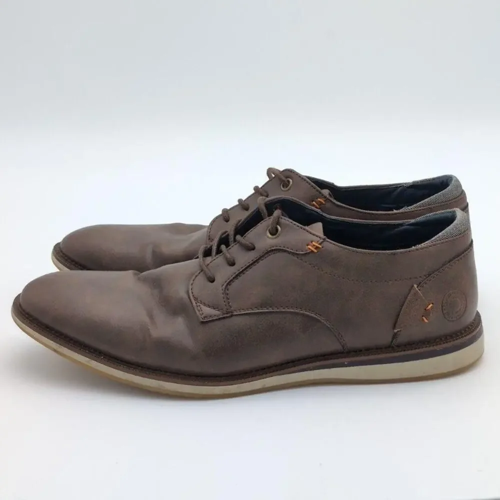 Bullboxer Shoes Mens Size 11 Brown B-52 Casual Synthetic Dress Sneakers Low Top